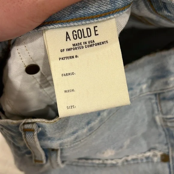 AGOLDE Jean distressed shorts size 27 - Picture 3 of 8